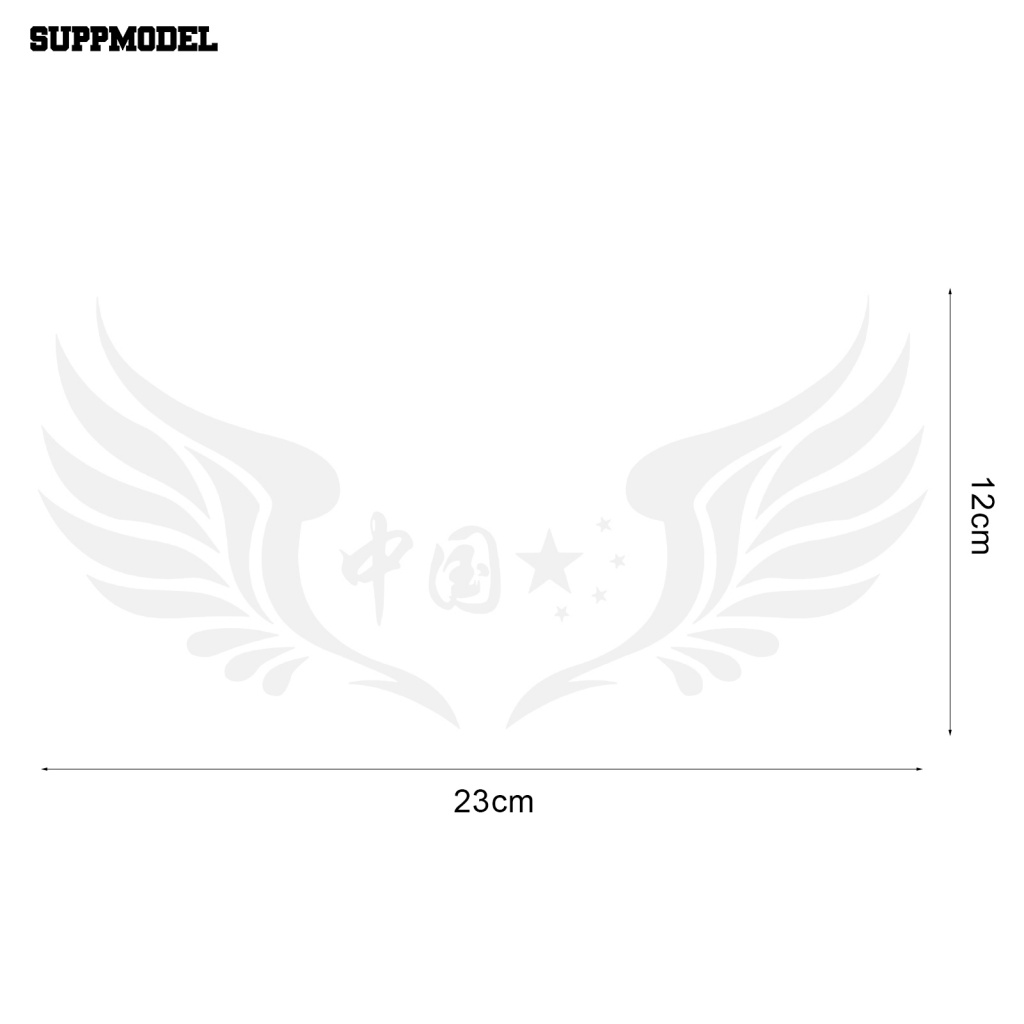 Suppmodel Stiker Mobil Ringan Untuk Jeep Chinese Wings Sticker Decal Waterproof