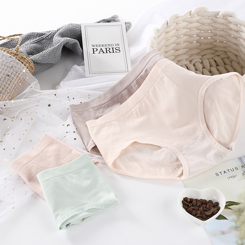 HUES.ID Celana Dalam Wanita Polos CD Wanita Premium Quality Seamless Halus Bahan Katun Import 2057