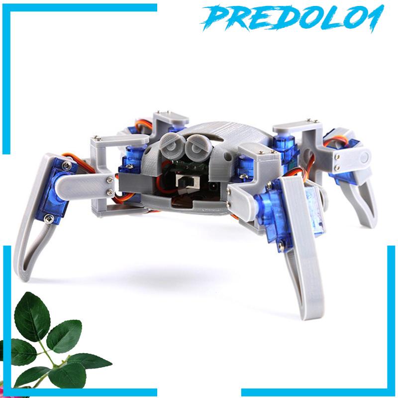 [Predolo1] Kit Robot Spider Segi Empat Pemrograman Elektronik Mainan DIY Untuk Hadiah Ulang Tahun