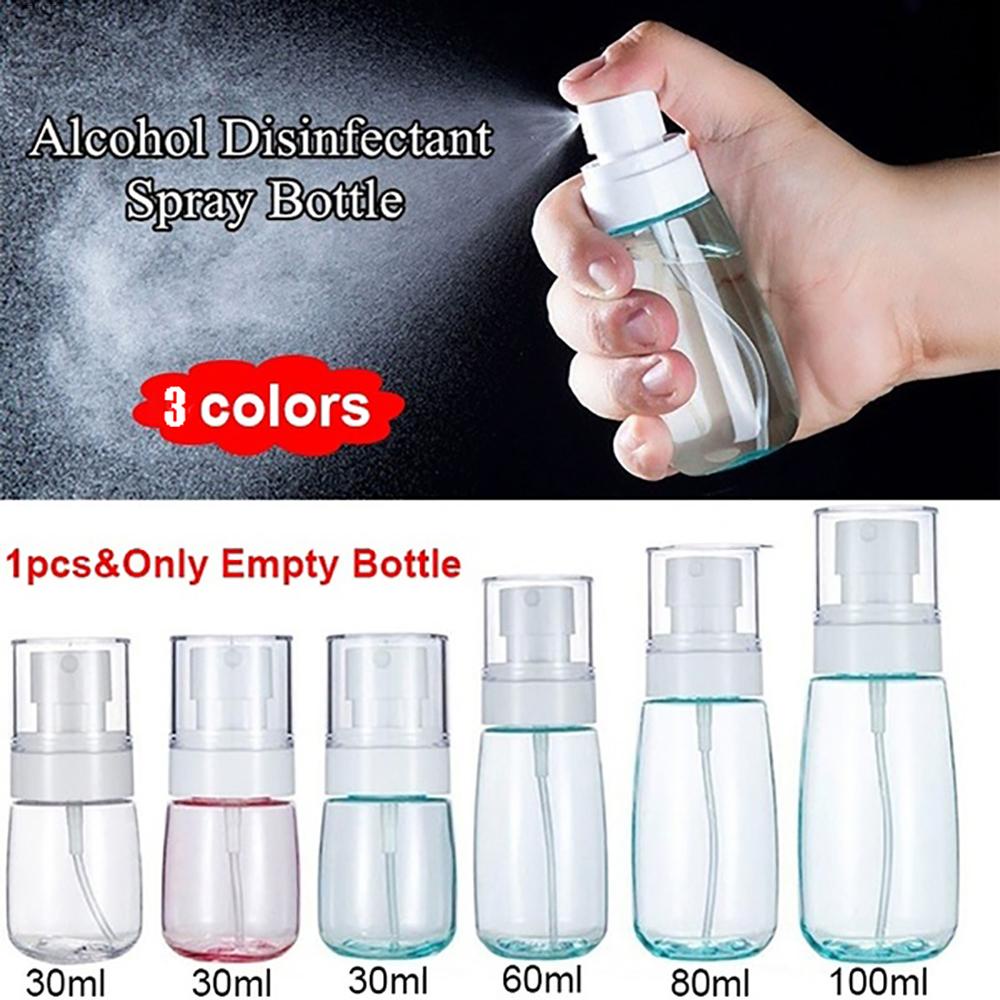 Agustinina Botol Isi Ulang Kosong Transparan Kabut Halus Watering Can Water Sprayer Moisture Atomizer Botol Parfum