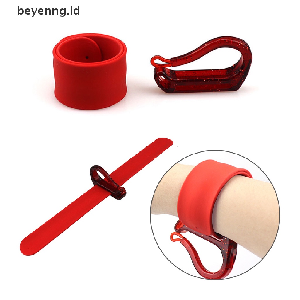 Beyen Pro Salon Stylist Gelang Wrist Band Strap Belt Karet Gelang Penyimpanan Barber ID