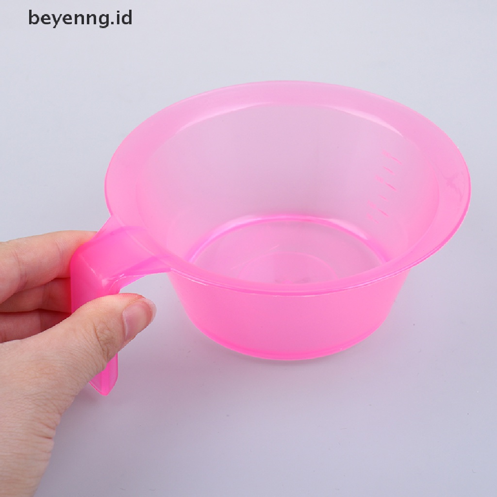Beyen Hairdressing Hair Color Mixing Bowl Pewarna Rambut Warna Warni Cup DIY Warna Random ID