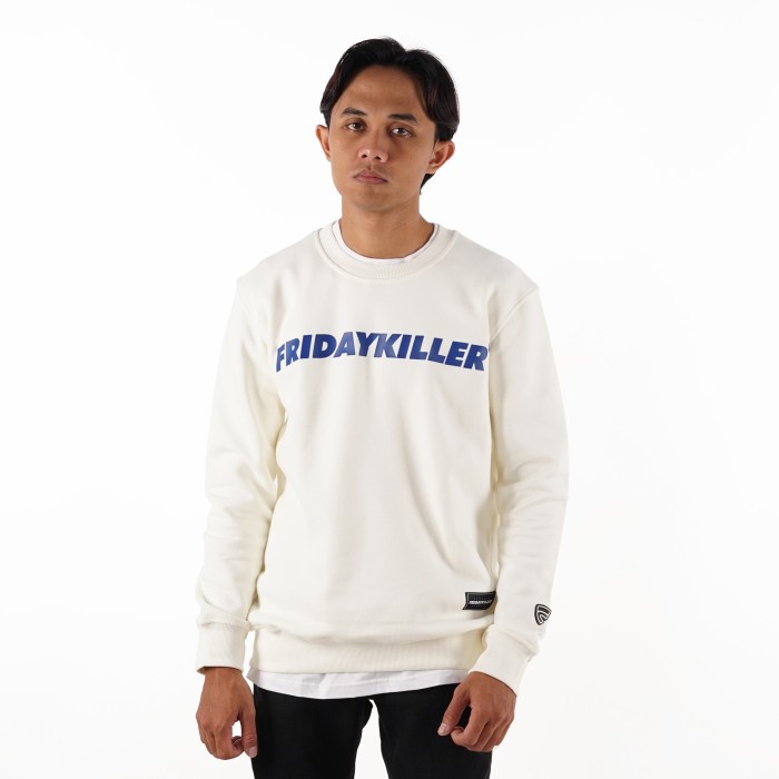 SWEATER FRIDAY KILLER | CORE OFF WHITE CREWNECK