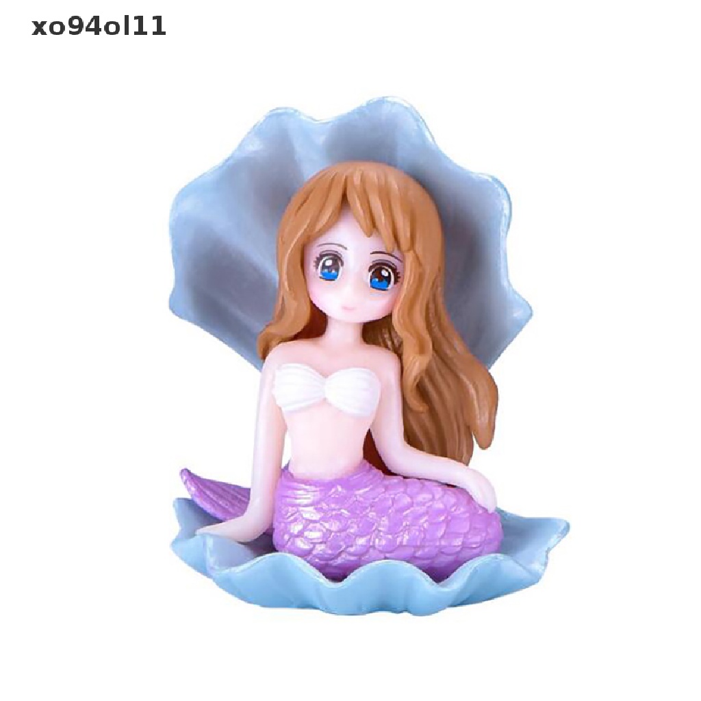 Xo Mermaid Cake Decor Dekorasi Pesta Kolong Laut Gadis Shell Princess DIY Dekorasi OL