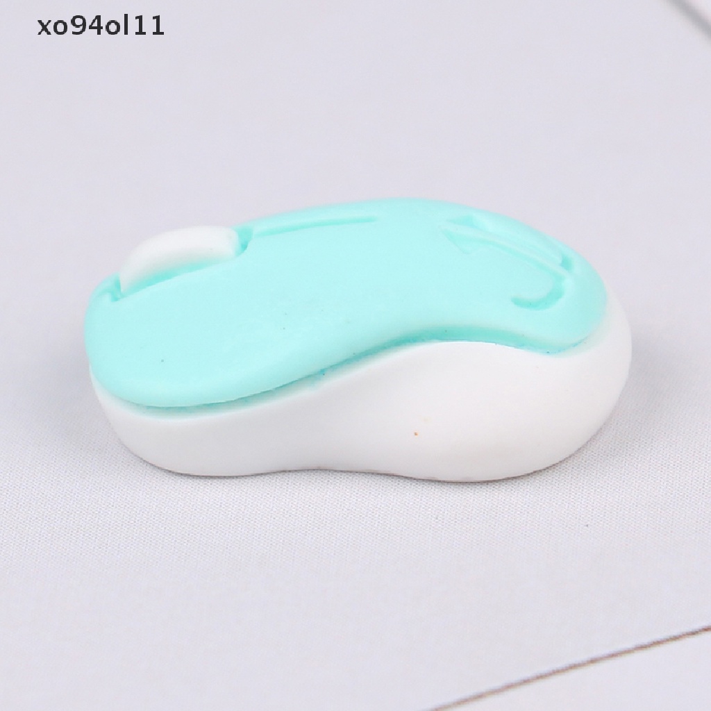 Xo 5PCS 1: 12 Simulasi Rumah Boneka Macaron Model Tikus Mini DIY Aksesoris Mainan Anak OL