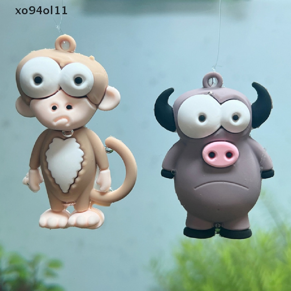 Xo Floag Ikan Dekorasi Ornamen Hewan Jerapah Zebra Singa Flamingo Aquarium Liontin Kecil Kreatif Lansekap Craft Pendant OL