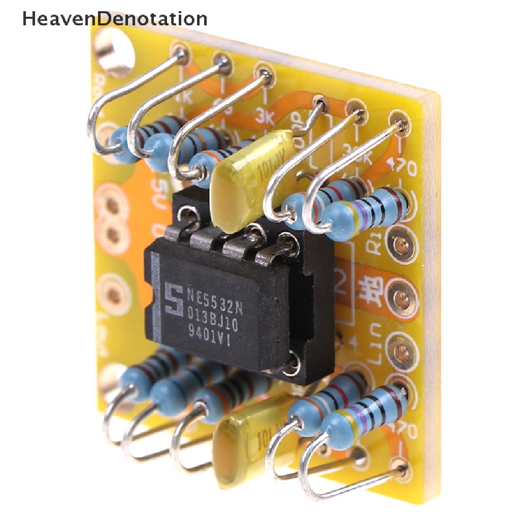 [HeavenDenotation] Dual OP Amp Board Preamp DC Amplifikasi PCB Untuk NE5532 OPA2134 OPA2604 AD826 HDV
