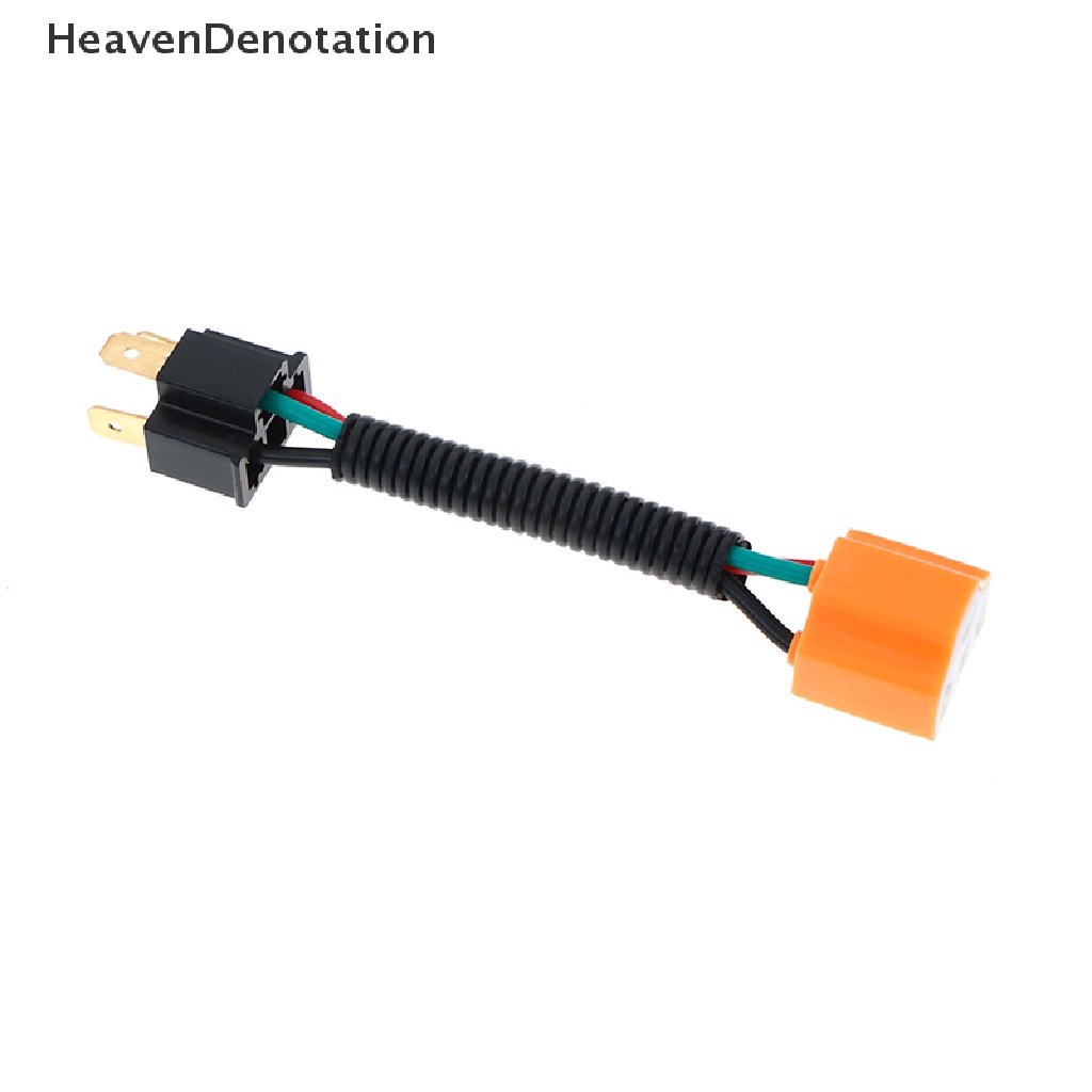 [HeavenDenotation] H4 Bohlam Lampu Kepala Soket Keramik plug connector wiring harness HDV