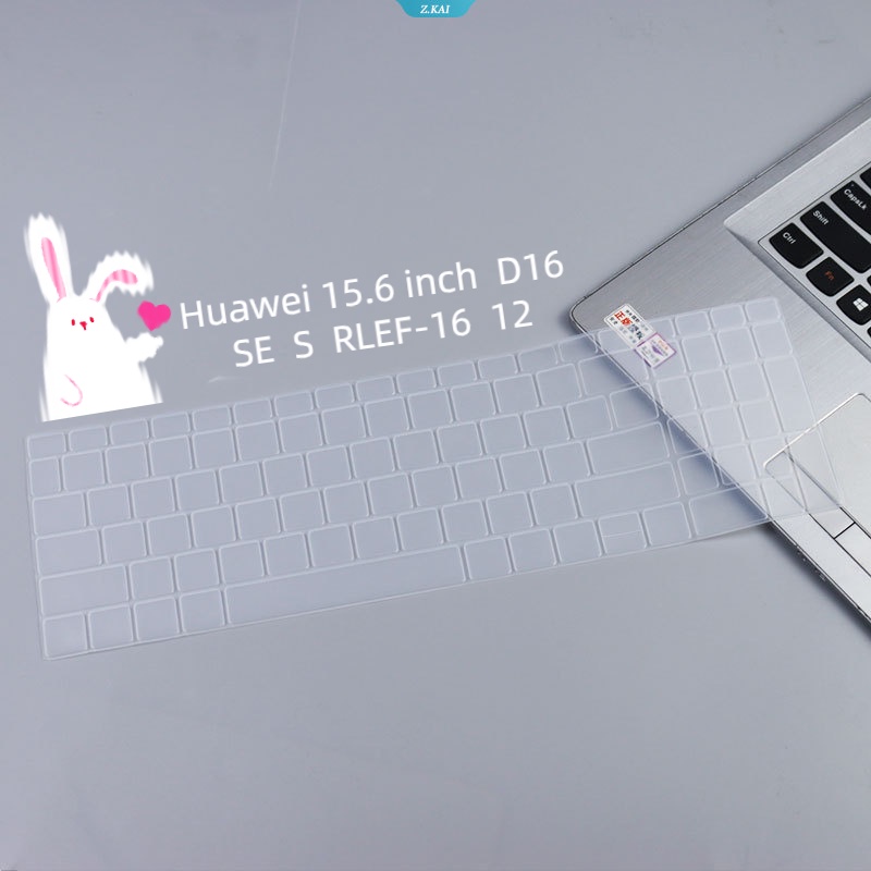 Cover keyboard Komputer Untuk model Huawei 15.6 inch MateBook D16 SE Versi S Komputer RLEF-16 notebook 12film Pelindung Tahan Air Silikon full coverage [ZK]