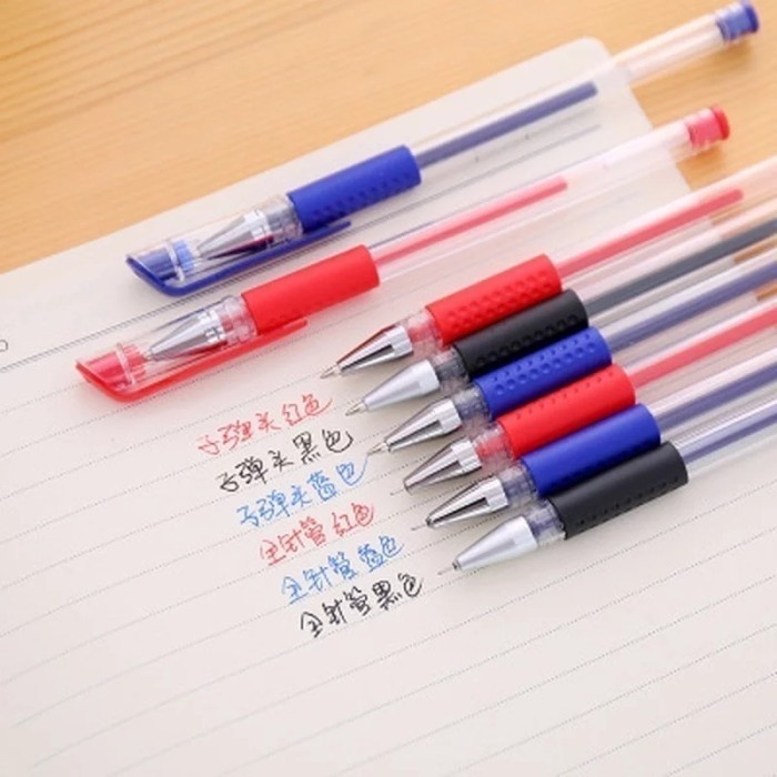 

S78 PULPEN GEL pena pen bolpoin bolpen ballpoint tinta 0.55mm 0.5 mm isi hitam merah biru