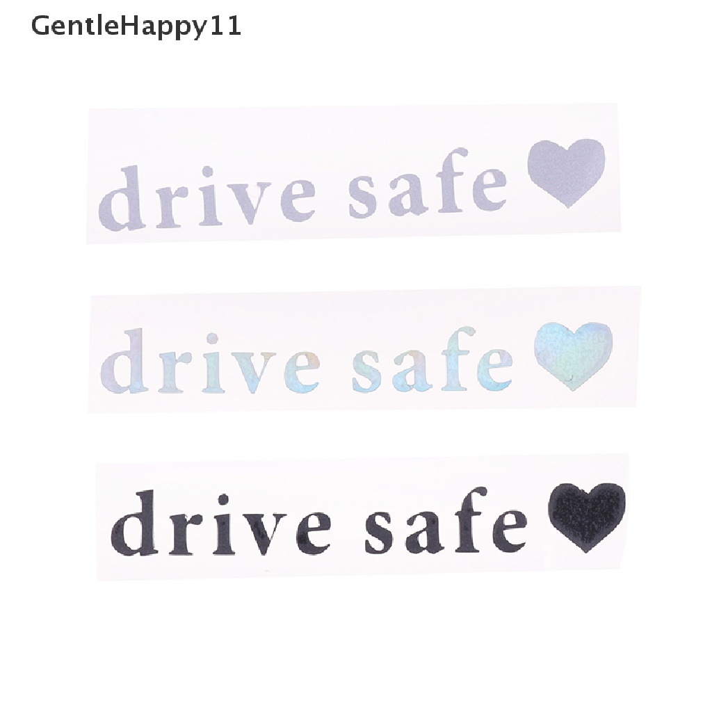 Gentlehappy 1Pc Drive Safe Tips Stiker Mobil Cermin Hias Stiker Vinyl Anti Air id