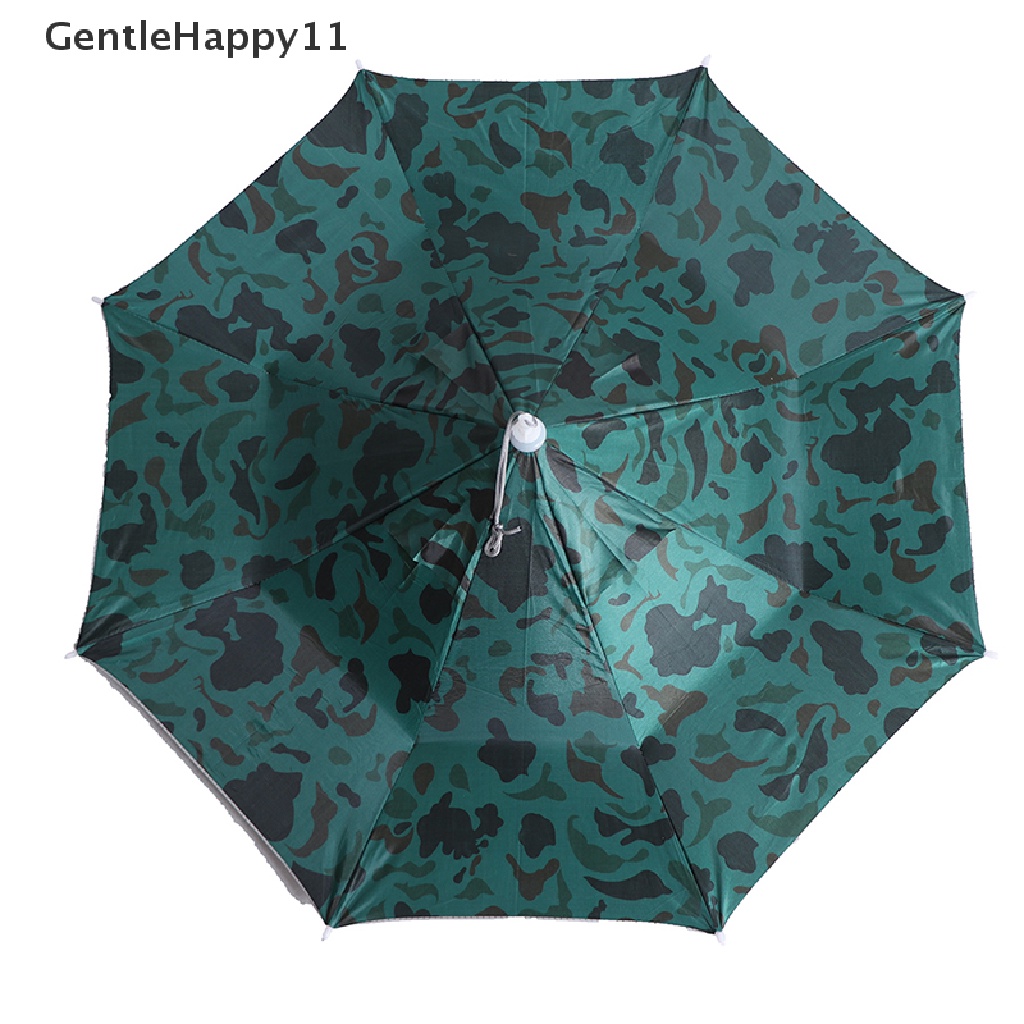 Gentlehappy 1PC Topi Payung Kepala Lipat Perlengkapan Hujan Topi Pancing Hiasan Kepala Umbrella Fishing id