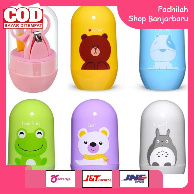 GUNTING KUKU BAYI SET 4 / MANICURE SET BAYI / GUNTING KUKU BAYI ISI 4 | FADHILAH SHOP BJB