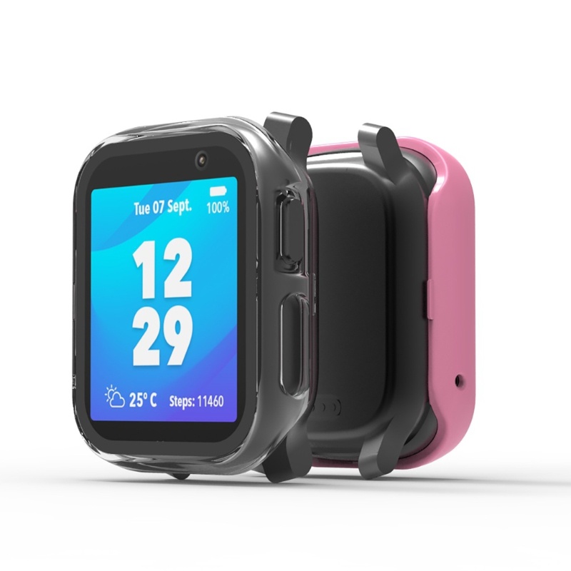 Cre Case Pelindung Untuk Xplora X6 Play Pelindung Layar Tahan Air-Shell Smartwatch One-piece Housing Glass Film Accesso