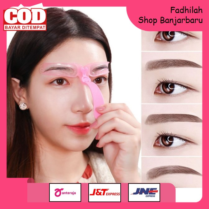 CETAKAN ALIS 8 IN 1 WANITA / EYEBROW TEMPLATE DELAPAN MODEL / ALAT CETAK GAMBAR ALIS | FADHILAH SHOP BJB