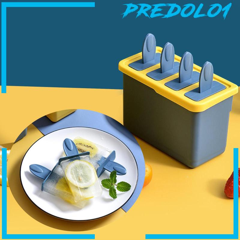 [Predolo1] Popsicle Maker DIY Dengan Tutup Alat Dapur Pembuat Es Krim Untuk Rumah Homemade