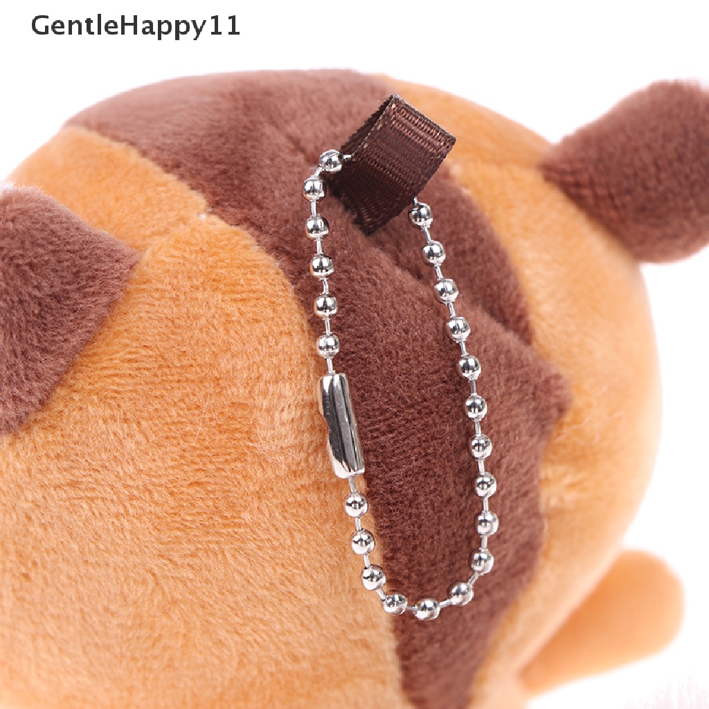 Gentlehappy Mini Squirrel Mainan Mewah Dekorasi Gantungan Kunci Ornamen Tupai Ekor Kebesaran id