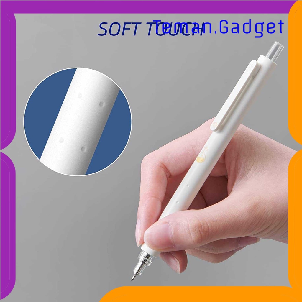 TG - ATK KACO GREEN ROCKET Pena Pulpen Gel 0.5mm Tinta Hitam 4 PCS - K1028