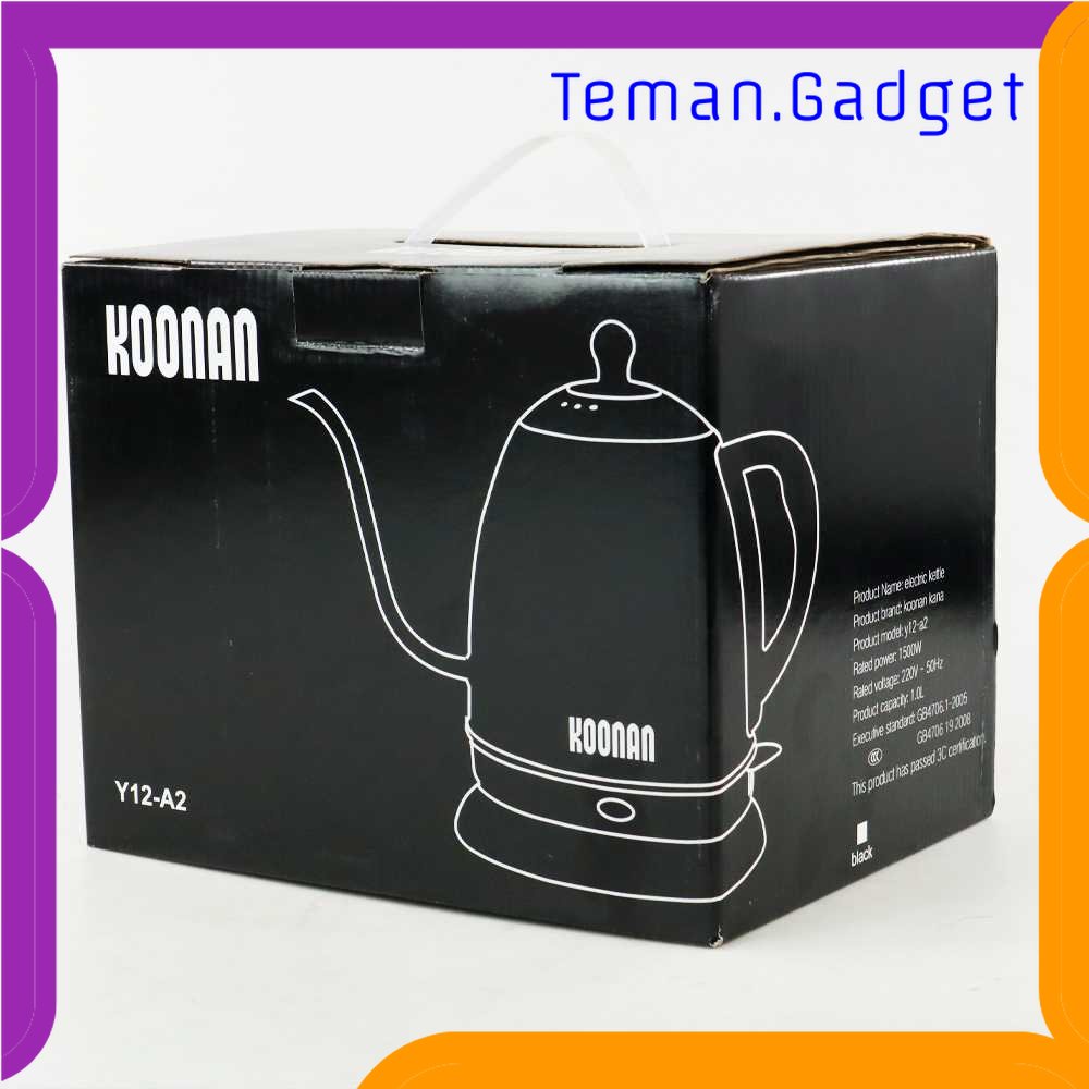 TG - DPR Koonan Teko Elektrik Pitcher Kopi Teh Stainless 1500W 1L - Y12-A2