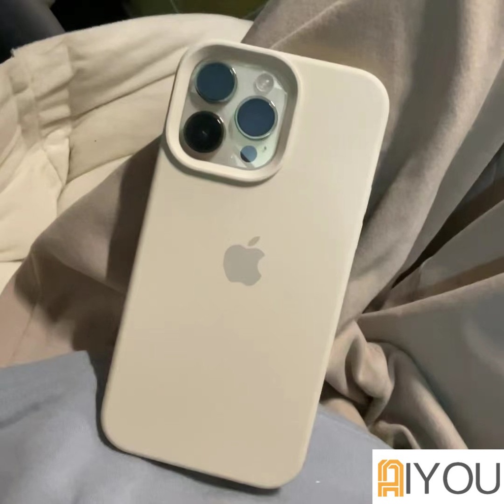 IPHONE Morandi Warna Casing Silikon Cair Iphone 14 Pro Max Plus Soft Case Untuk Iphone11 12 Pro Max13 14 Pro Max Full Cover Shockproof Soft Case