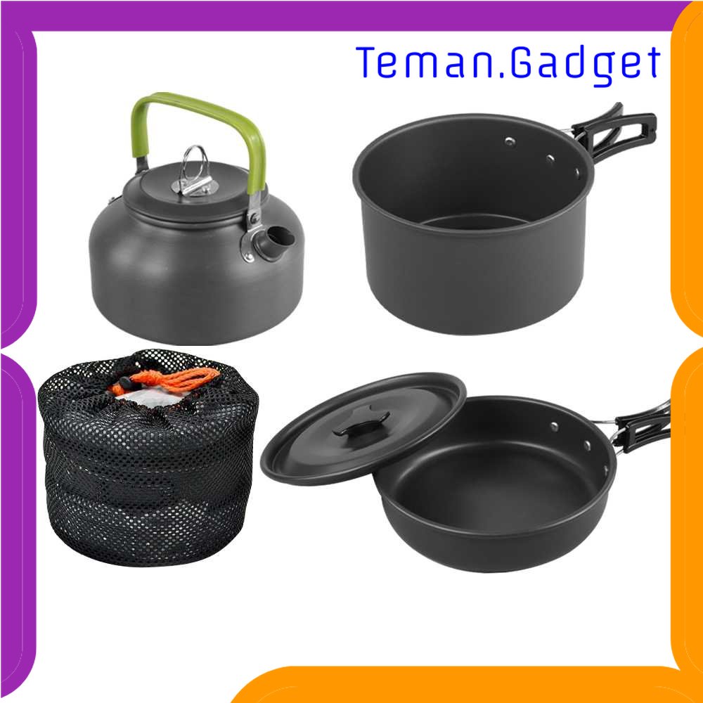 TG - OLR Yofeil Panci Masak Cooking Set Camping Outdoor 3 PCS - DS-308