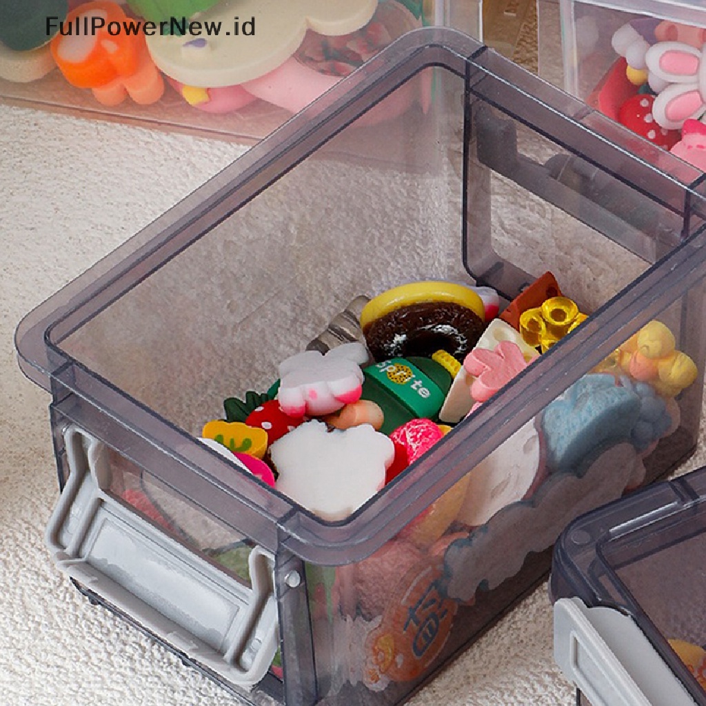 Power Creative Storage Box Mini Kotak Penyimpanan Desktop Lucu Aksesoris Penyimpanan Rumah ID