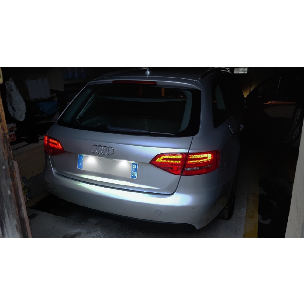 2pcs Hight Brightness White LED Plat Lampu Plat Nomor Lampu Untuk Audi A1 A4/B8 A5 A5 A6/C7 A7 S5 Q5 TT TTS RS5 TTRS