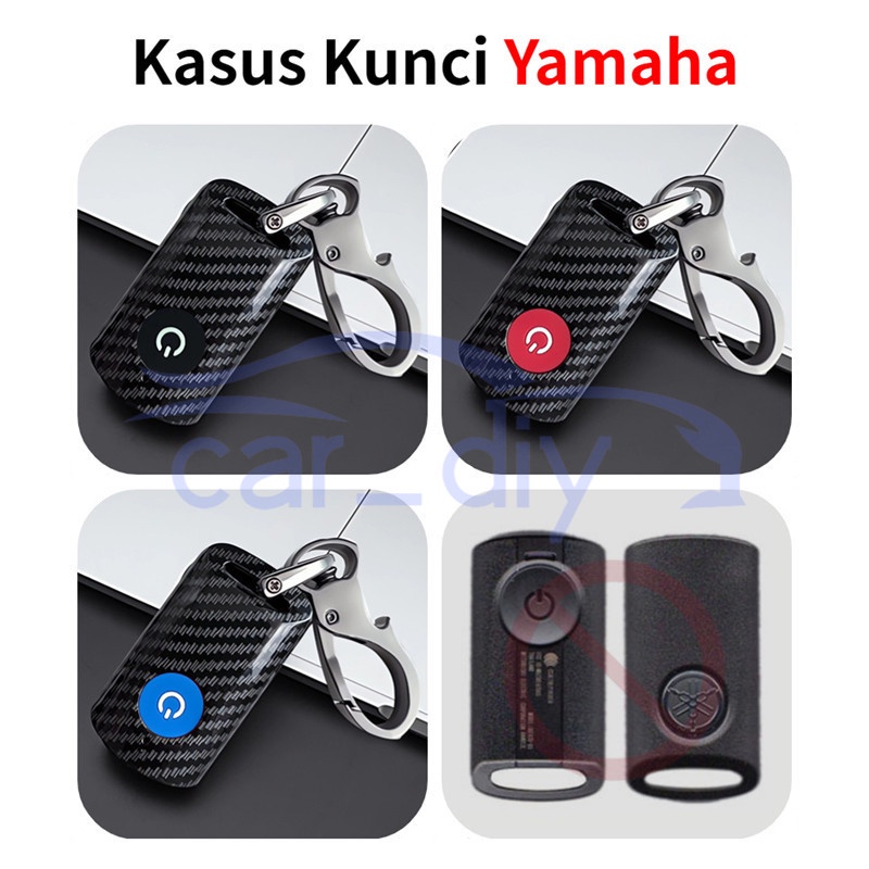 Kasus Kunci ABS Penutup Jarak Jauh Gantungan Untuk Yamaha NVX 155 AEROX XMAX 300 Sepeda Motor Cangkang Pelindung Motorcycle Remote Key Case