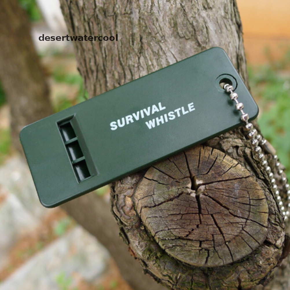 Deid New Emergency Survival Whistle Rescue Alat Sinyal Suara Outdoor Camping Hiking Martijn