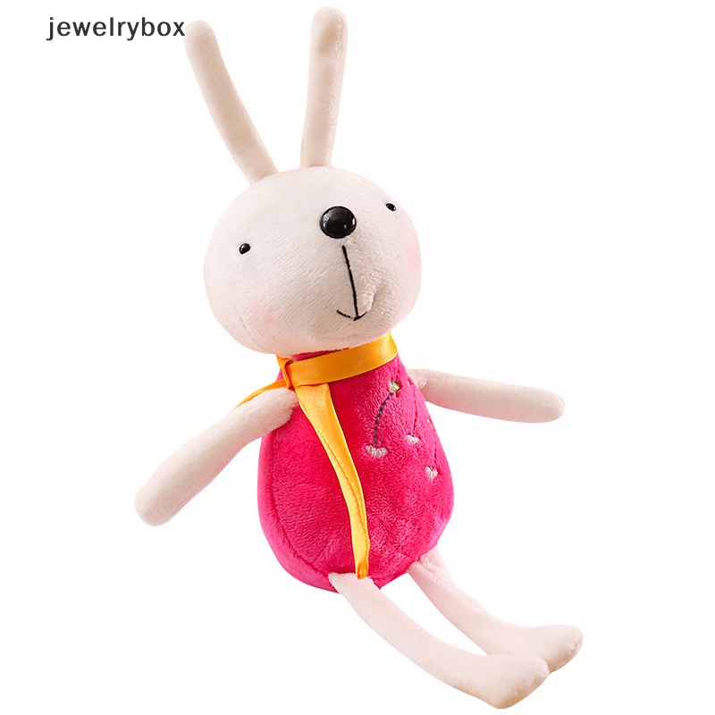 [jewelrybox] 1pc Lucu Lembut Kelinci Boneka Plush Animal Bunny Mainan Untuk Bayi Perempuan Anak Hadiah Boneka Butik