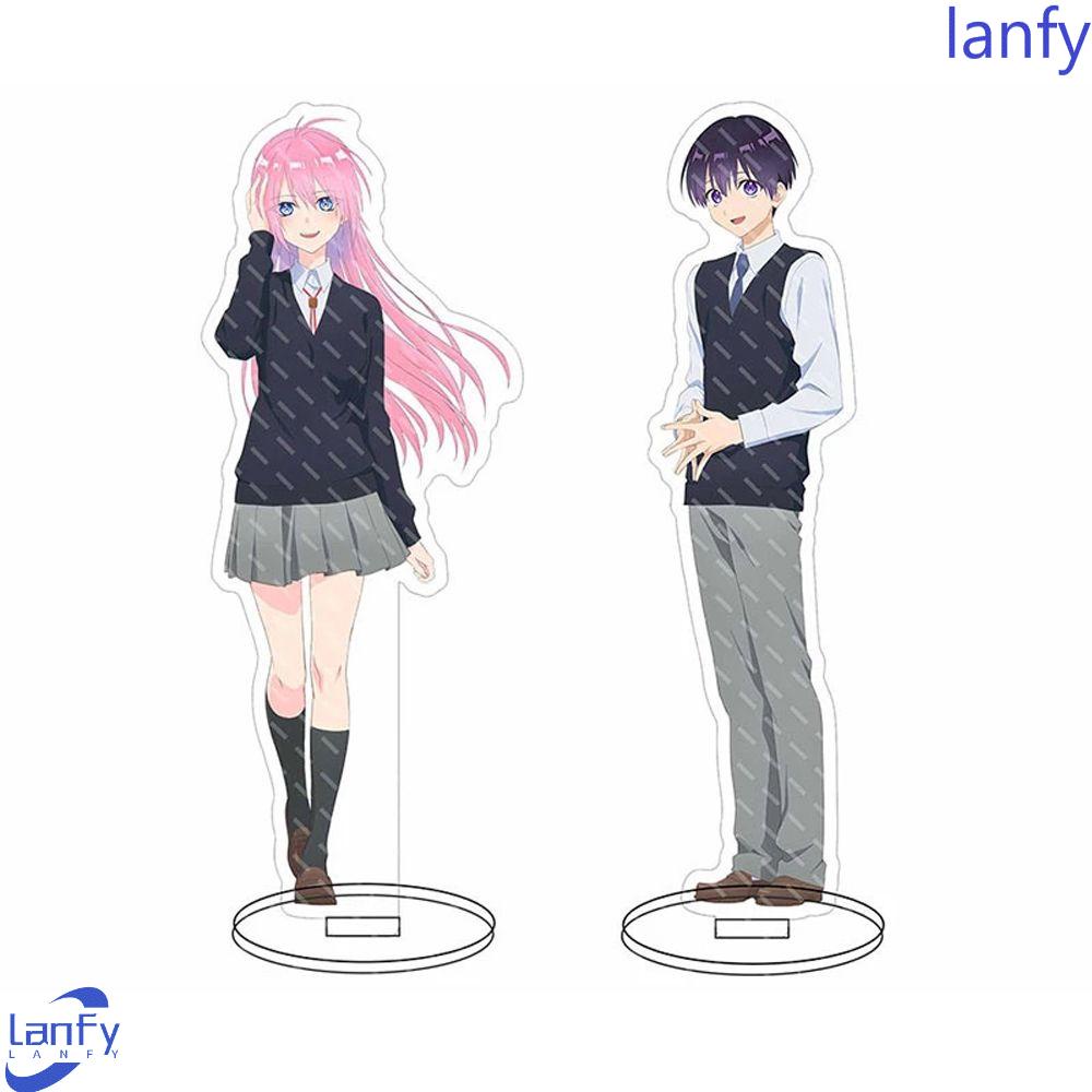 LANFY Collection Shikimori is Not Just a Cutie Model Toys Acrylic Plate Anime Figure Stand Double Sided Desk Decor Acrylic Stand Cartoon Manga Characters Kids Gifts Acrylic Display Stand