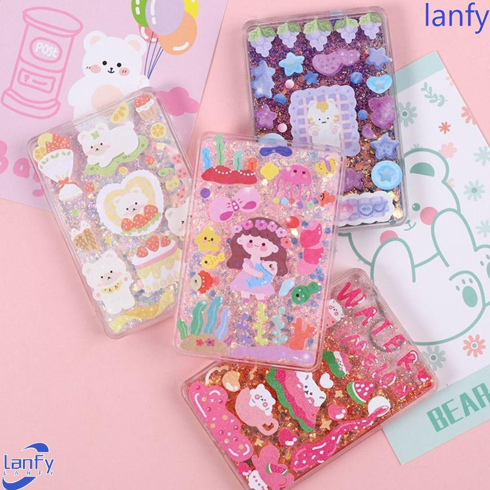 Lanfy Goo Goo Card Plate Hand Akun Motif Kartun Akrilik Photo Card Holder Mainan Anak Idol Card Frame Hiasan Foto Handmade Photocard Bata