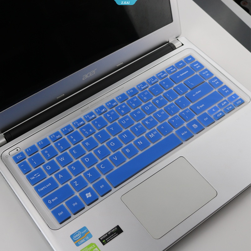 Cover Pelindung Laptop Lembut Dan Nyaman Untuk Model Acer 14inch ZQT ZQZ E1-471 E1-451G MS2378 E1-451 Pelindung Keyboard Waterproof Silicone Cover [ZK]