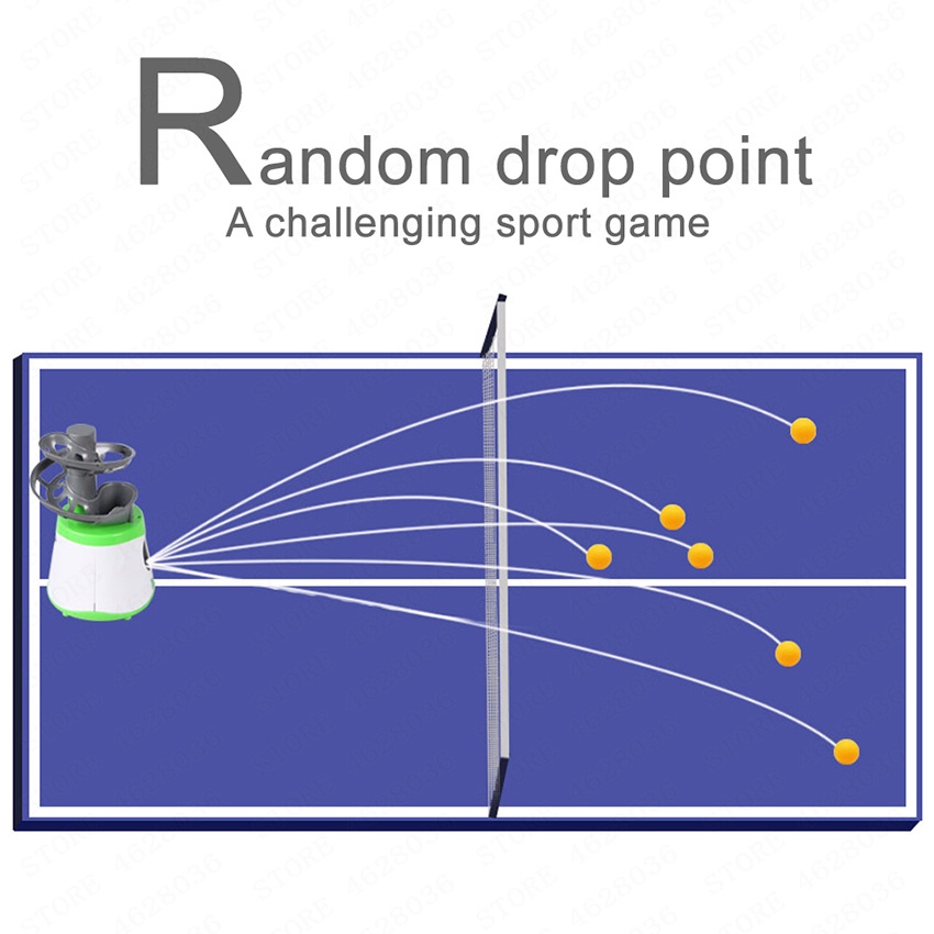 Mesin Robot Tenis Meja / Ping-Pong Mini Otomatis / Training Automatic PingPong Ball Machine Original