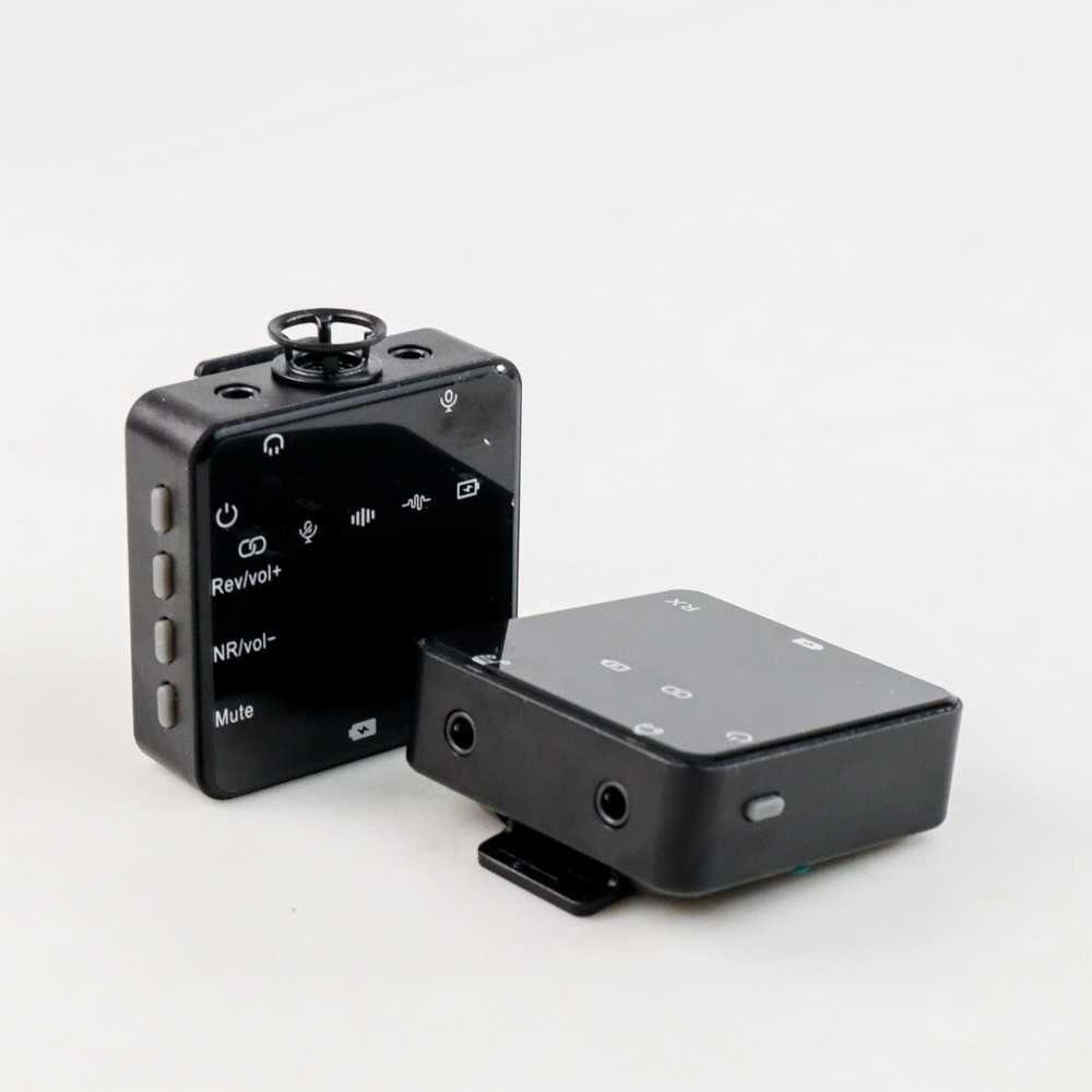 Clip On Mic Wireless Noice Reduction for Vlogging Zoom USB Lightning - K63