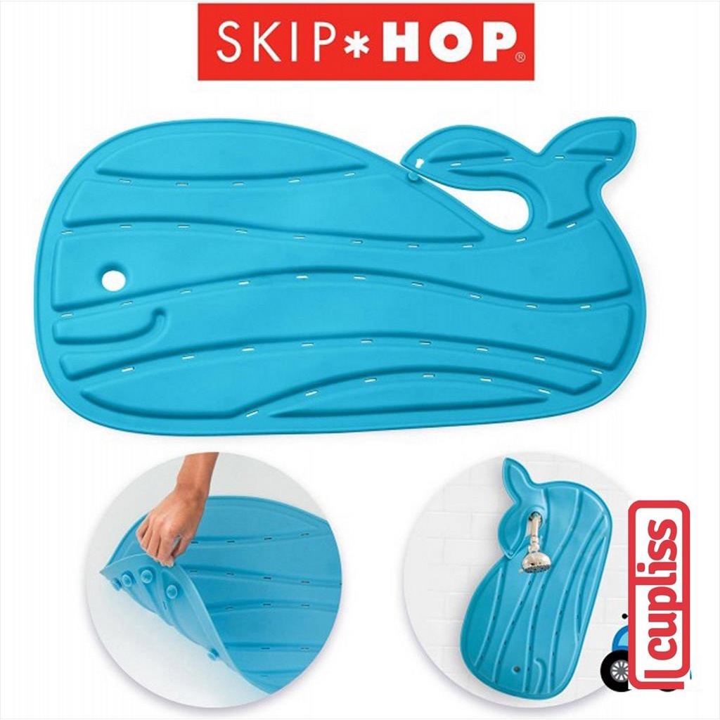 Skip Hop Bath Mat 235650 Moby Blue Keset Alas Mandi