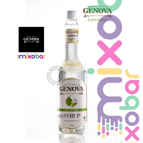 

Genova Syrup Coconut 750ml l Sirup Minuman