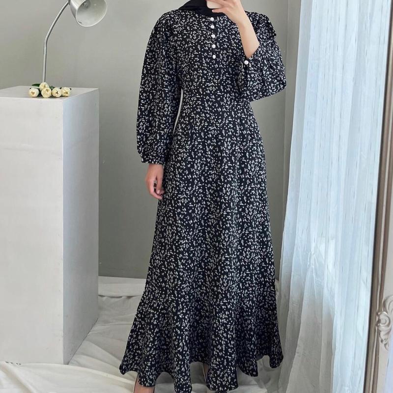 ZASKIYA- ZALICA SHAKILA FISHTAIL MAXI DRESS WANITA MUSLIM