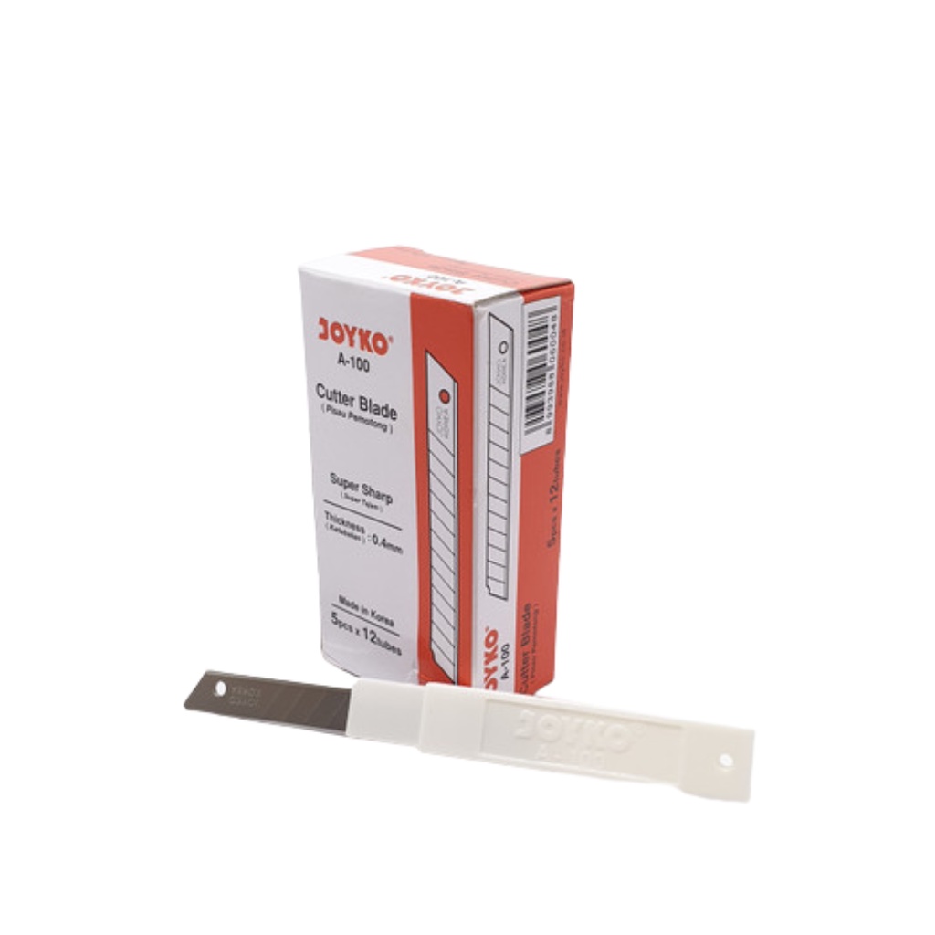 

JOYKO ISI CUTTER KECIL / REFILL PISAU CUTTER / BLADE REFILL JOYKO A-100 / SPARE BLADE KATER KECIL JOYKO / REFILL ISIAN CUTTER JOYKO A-100