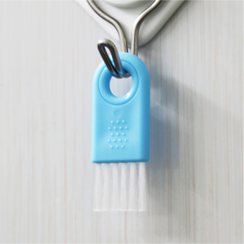 Cup Sikat Kecil Plastik Lembut, Penutup Cangkir Keyboard Komputer Pembersih Celah Pisau Cukur Sikat Nilon Multifungsi Rumah Tangga Sikat Pembersih Mini