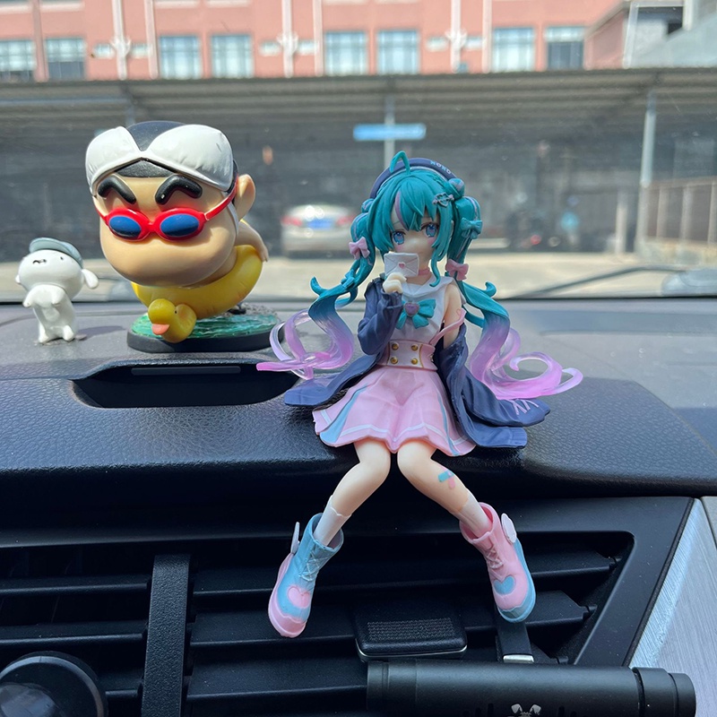 Patung Manga Penyanyi Anime Hatsune Miku Virtual Terbaru Hatsune Miku Pvc Action Figure Kawaii Model Mainan