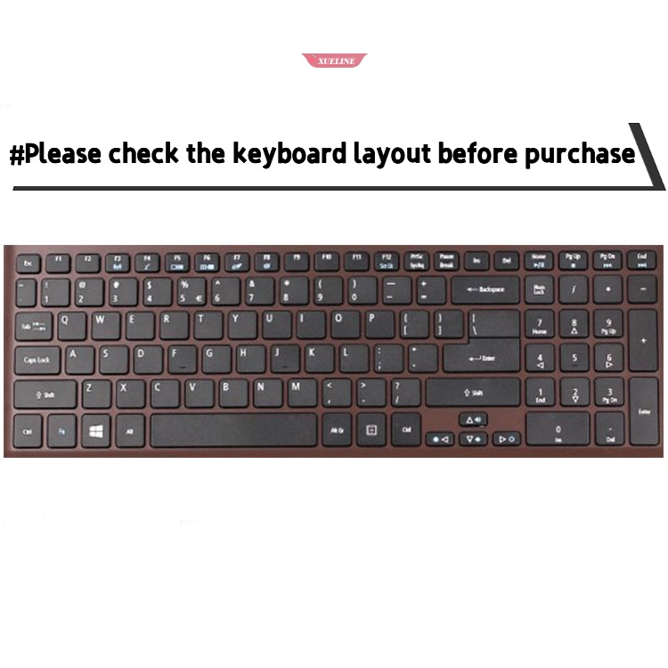 Pelindung Kulit Penutup Keyboard Silikon Pelindung Pelindung Pelindung Untuk Acer V5-551G E1-571G E1-570G 15.6 inch notebook [ZXL]