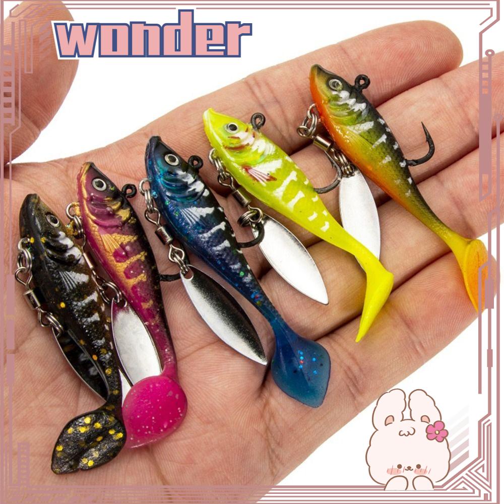 Wonder 2pcs Soft Lures 6cm 10g Trout Cacing Engkol