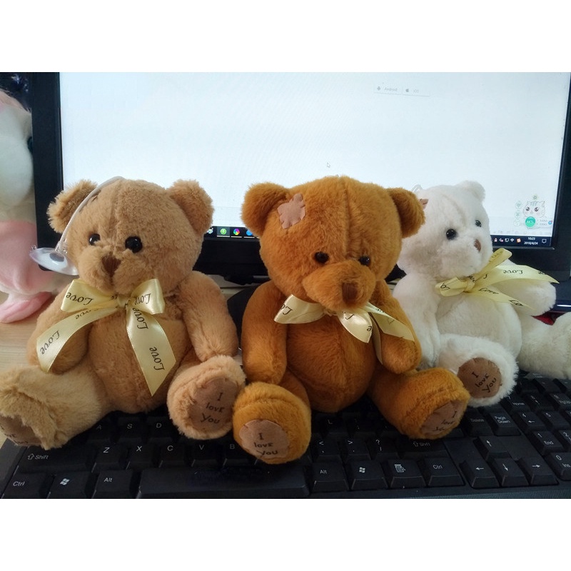 New High Quality Lovely Bear Lembut Mainan Mewah Teddy Bear Kawaii Katun Hewan Hadiah Ulang Tahun Untuk Anak