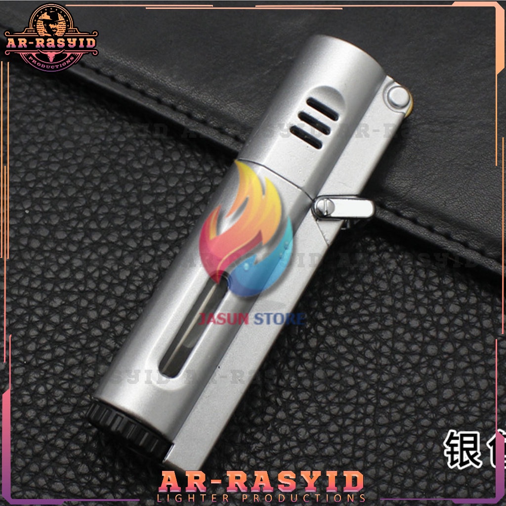 BISA COD! Korek Api Roda Triple Las Gas Aomai Lighter AM7109 TERBARU