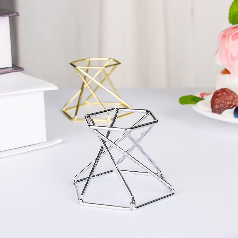 [Elegan] Crystal Ball Holder 1Pcs Simple Hexagon Crystal Ball Dekorasi Rumah Miniatur Untuk Bola Dunia Bola Dunia Ajaib Fotografi Dasar Lensball