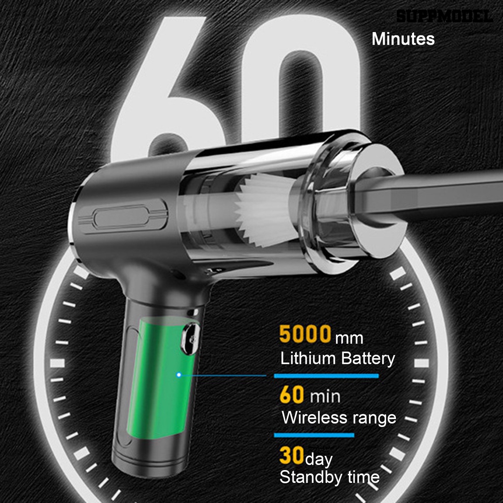 [SM Auto] 1set Vacuum Cleaner Mobil Hisap Kuat Daya 120W Kolektor Debu Basah Dan Kering Mini Portable Wireless Vacuum Cleaner Alat Rumah Tangga