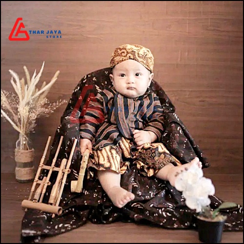 Lurik Setelan Surjan Lurik Anak // Baju Adat Jawa // Surjan Lurik // Setelan Anak // Baju Surjan Ana