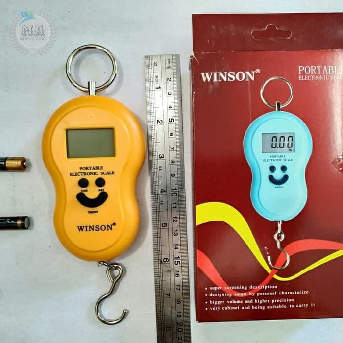 Timbangan gantung digital Model Winson Smile Portable