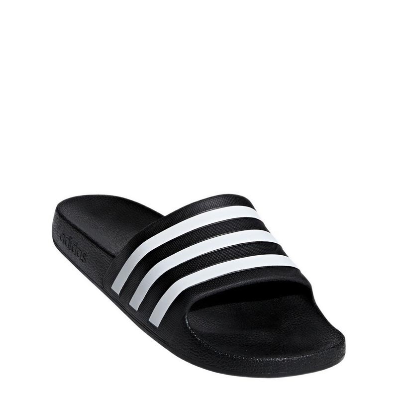 Adidas Adilette Aqua Slides Unisex Slip On Sandal - Black Terbaru!!!!!